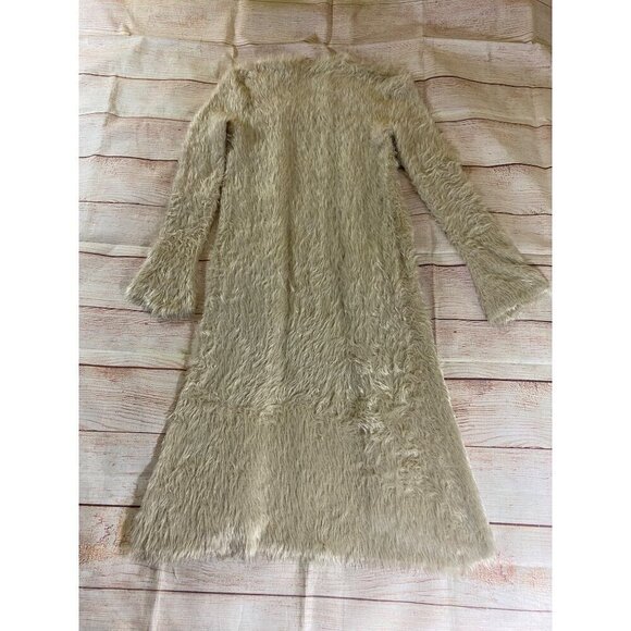 Free People Women's Creal Eyelash Open Front Maxi Cardigan - XL - Picture 11 of 12